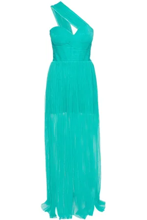 MARIA LUCIA HOHAN Freya plissé tulle gown