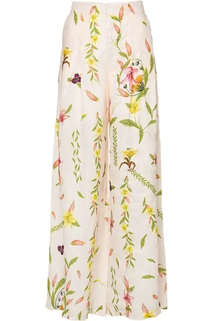 Agua by Agua Bendita Piñon Marina linen trousers