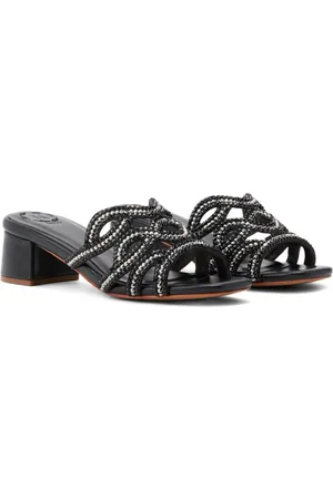 Nícoli Embellished slip-on leather sandals