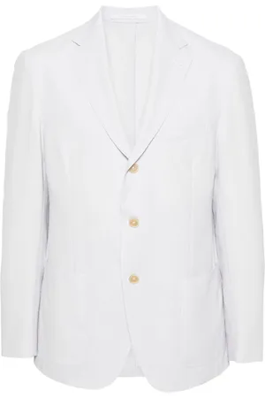 ELEVENTY Single-breasted stripped jacket