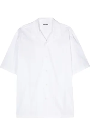 Jil Sander Poplin spread-collar shirt