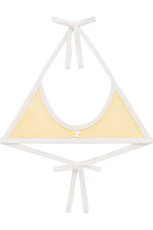 Courrèges Contrasting-trim bralette