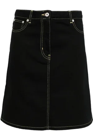 Kenzo A-line denim miniskirt