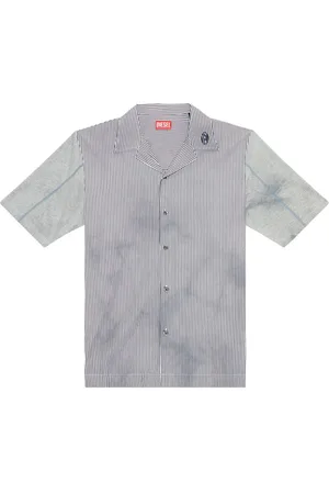 Diesel S-Trucker striped shirt
