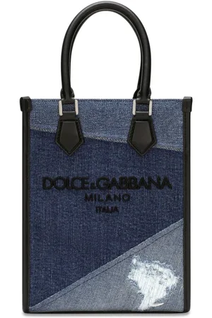 Dolce & Gabbana Patchwork-detailing cotton-blend tote bag