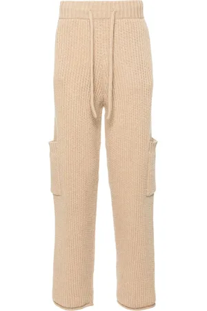 Alanui Finest ribbed straight-leg trousers