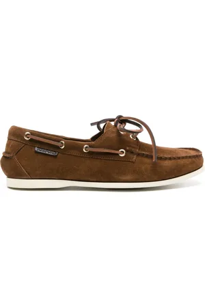 Tom Ford Lace-up suede boat shoes