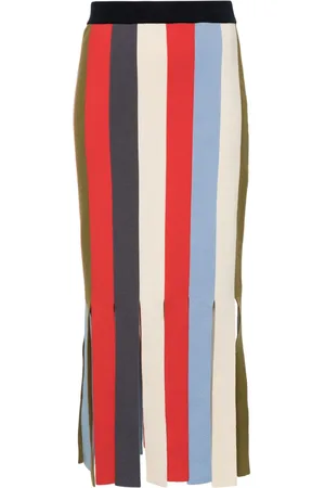 SUNNEI Striped midi skirt