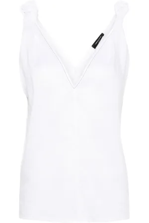 Fabiana Filippi V-neck linen blouse