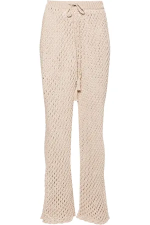 Alanui A Love Letter To India macramé trousers