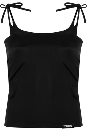 Vetements Cut-out panelled tank top