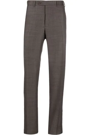 CANALI Mid-rise straight-leg trousers