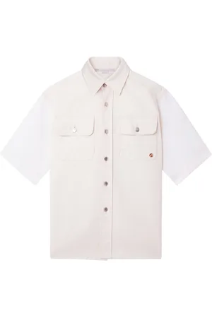 Stella McCartney Utility short-sleeved denim shirt
