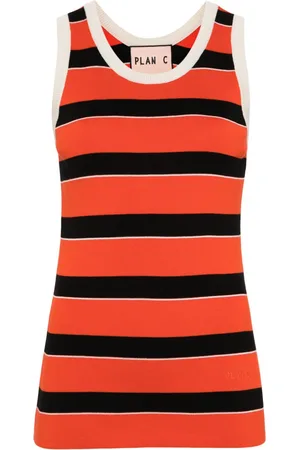 Plan C Striped knitted top