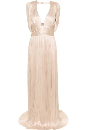 MARIA LUCIA HOHAN Laurel plissé silk gown