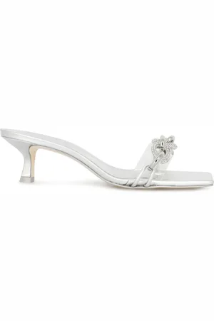 Cult Gaia Lynn metallic leather sandals