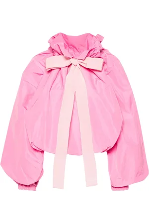 Patou Iconic drawstring faille top