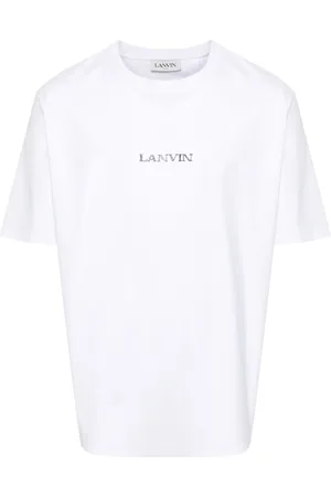 Lanvin Logo-embroidered cotton T-shirt