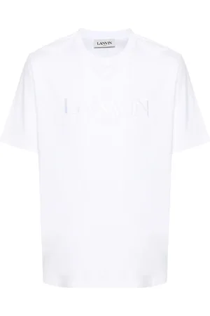 Lanvin Logo-embroidered cotton T-shirt