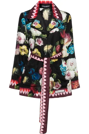 Dolce & Gabbana Floral-print silk shirt