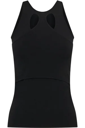 DION LEE Mobius Loop cut-out tank top