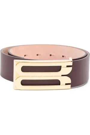 Victoria Beckham Jumbo Frame leather belt