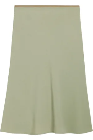 Ami Crepe midi skirt
