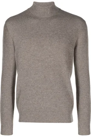 Cruciani Mock-neck wool blend jumper