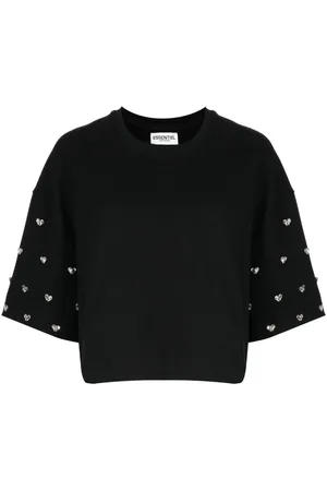 Essentiel Antwerp Etui rhinestone-embellished sweatshirt