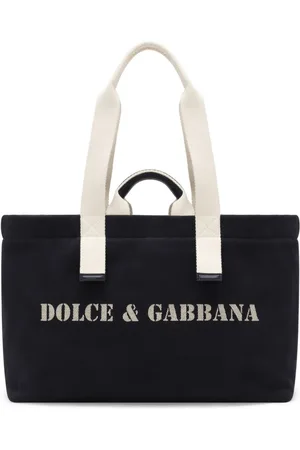 Dolce & Gabbana Logo-print canvas shoulder bag