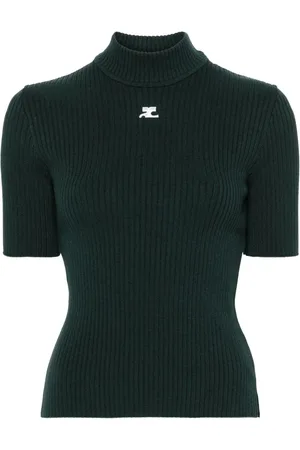 Courrèges Reedition rib-knit sweater