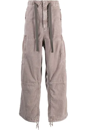 Maison Mihara Yasuhiro Drawstring mid-rise cargo jeans