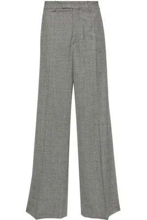 Vetements Prince of Wales wide-leg trousers