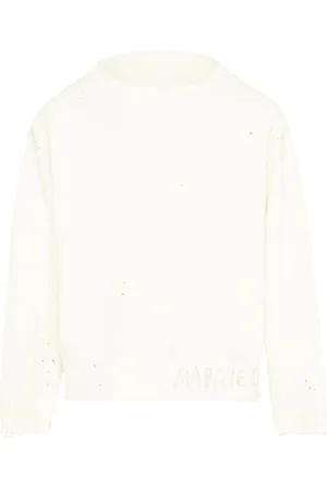 Maison Margiela Handwritten cotton sweatshirt