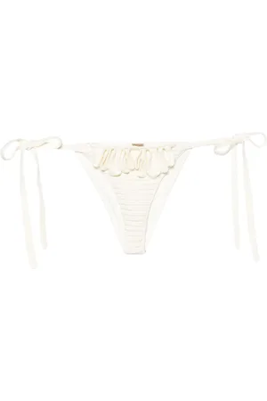 Cult Gaia Carita crochet-knit bikini bottoms