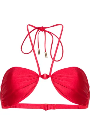 Cult Gaia Euphrasia beaded bikini top