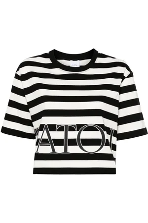 Patou Striped organic-cotton T-shirt
