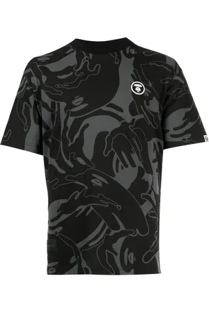 A Bathing Ape Camouflage-print Milo cotton T-shirt