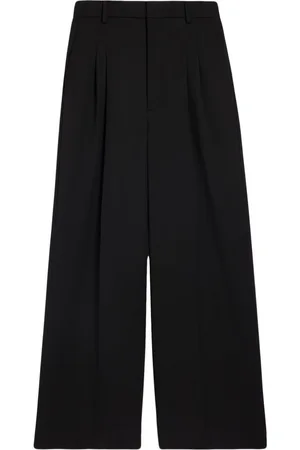 Ami Wide-leg virgin wool trousers