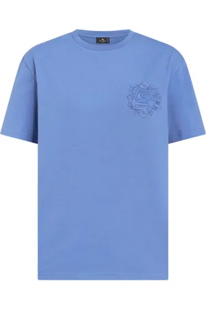 Etro Pegaso-embroidered cotton T-shirt