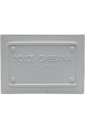 Dolce & Gabbana Logo-embossed leather cardholder