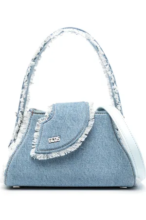 GCDS Small Comma denim bag