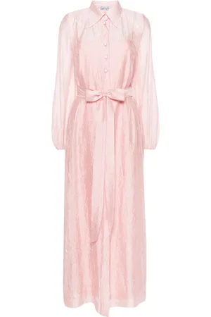 Baruni Lobelia crinkled shirtdress