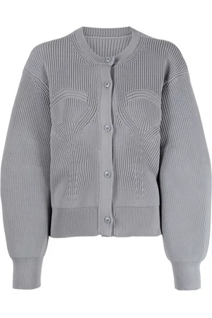 JNBY Ribbed crew neck cardigan