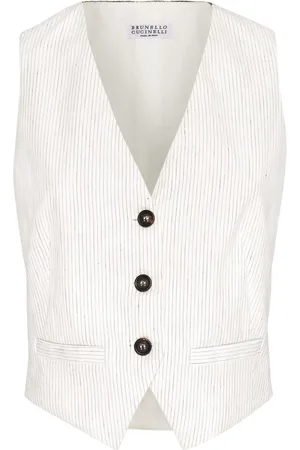 Brunello Cucinelli Pinstripe-pattern waistcoat