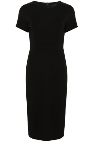 HUGO BOSS Stretch-design midi dress