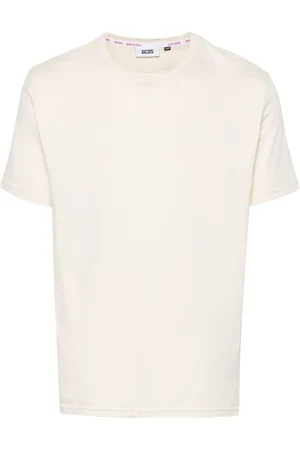 GCDS Logo-embroidered cotton T-shirt