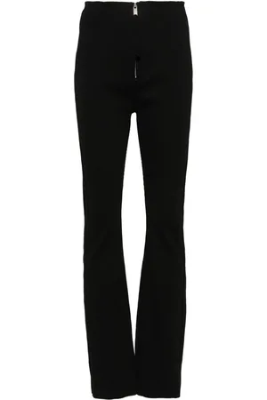 THOM KROM Ribbed high-waist trousers