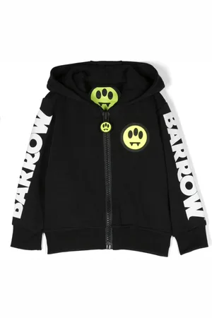 BARROW Logo-print cotton hoodie