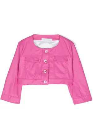 COLORICHIARI Cropped buttoned jacket